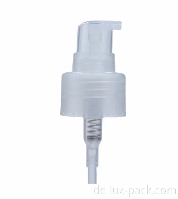 Großhandel maßgeschneiderte Kunststoff 20/400 Schaumstoffseifenspender Pumpe mit Kappe